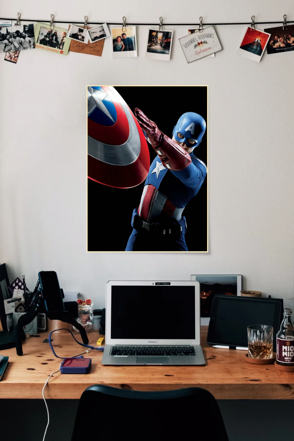 Captain America Fan Art | Superhero | Single Poster