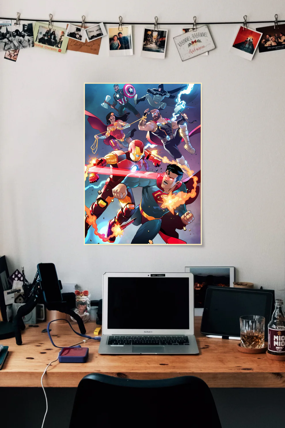 Marvel vs DC Fan Art | Superhero | Single Poster