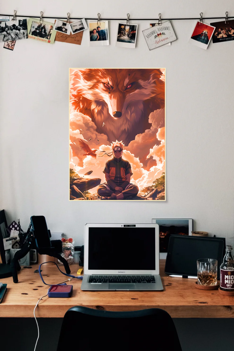 Naruto And Kurama Fan Art | Naruto #001 | Anime | Single Poster