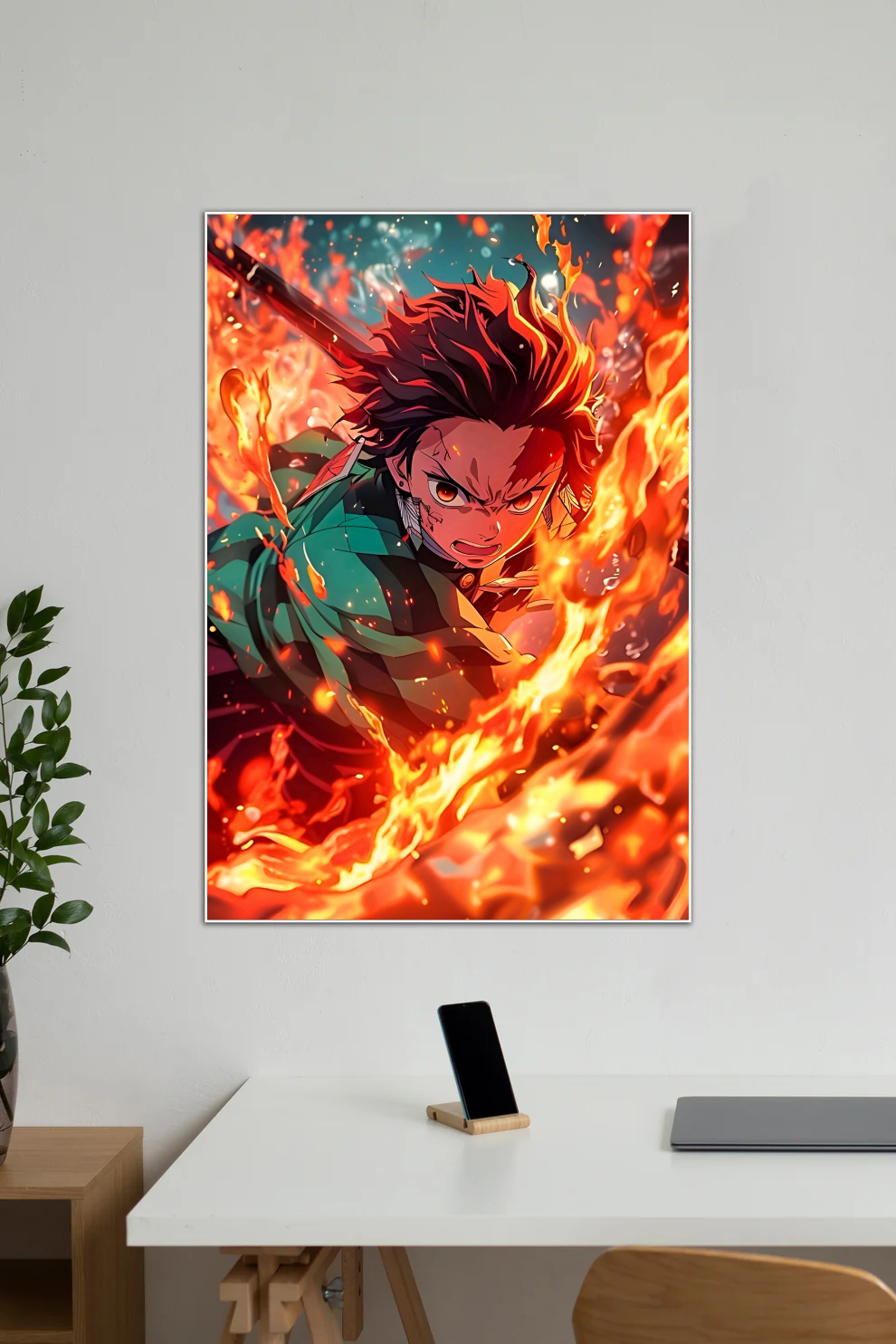 Tanjiro Kamado Demon Slayer Fan Art | Demon Slayer #001 | Anime | Single Poster