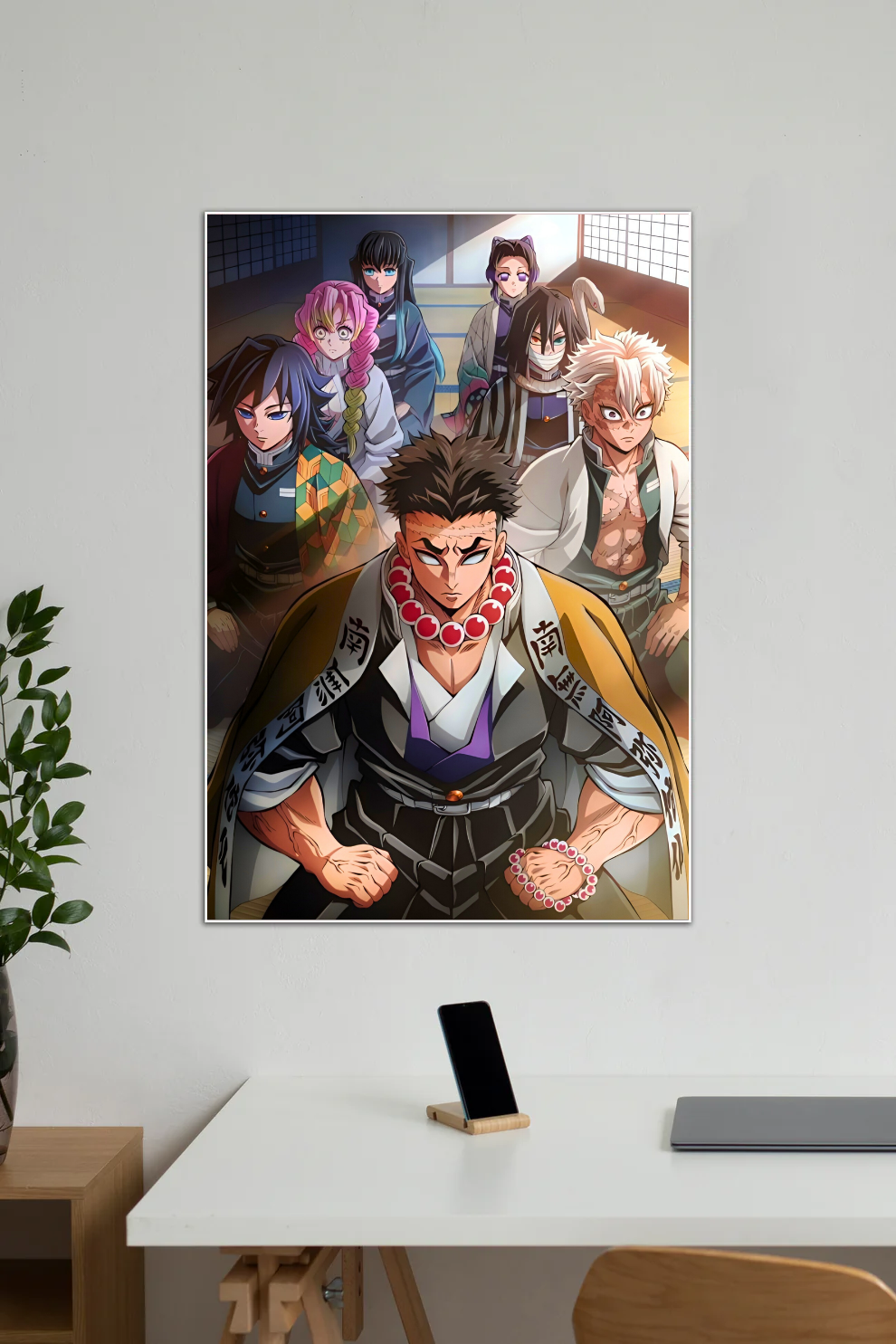 Hashiras Group Fan Art |Demon Slayer #003 | Anime | Single Poster