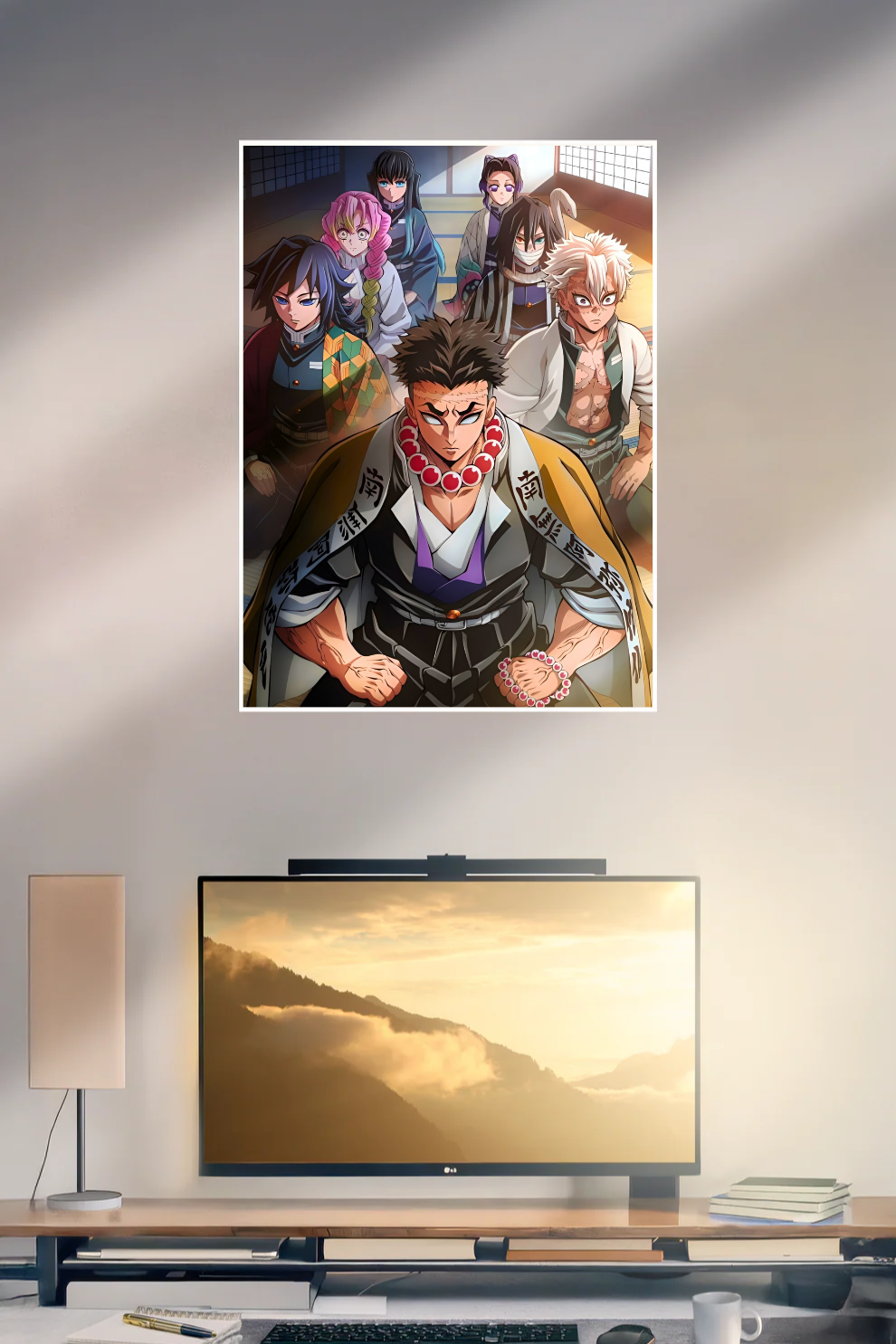 Hashiras Group Fan Art |Demon Slayer #003 | Anime | Single Poster