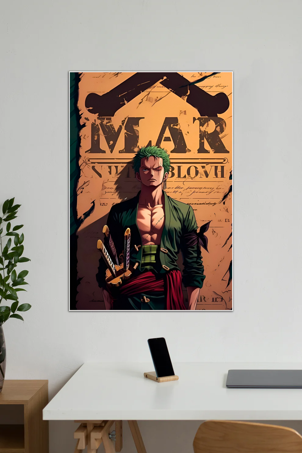Zoro One Piece Fan Art | One Piece #001 | Anime | Single Poster