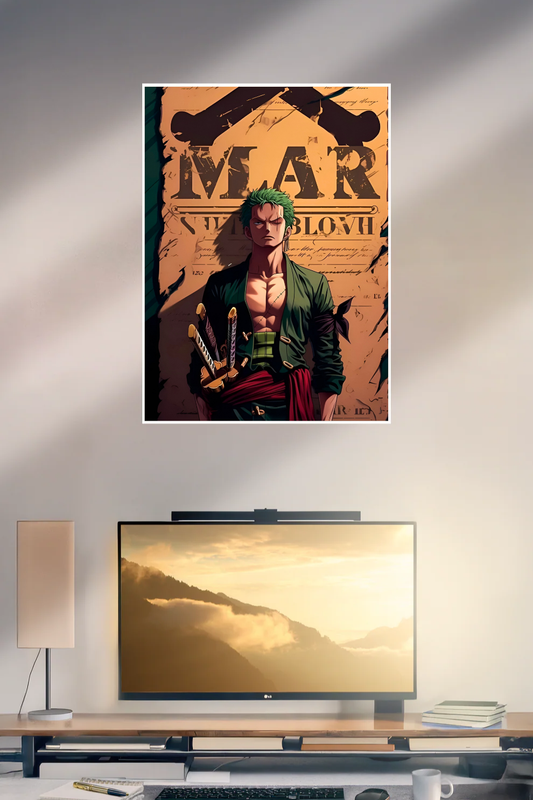 Zoro One Piece Fan Art | One Piece #001 | Anime | Single Poster