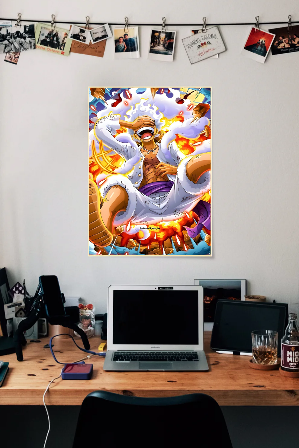 Monkey D Luffy Gear five Fan Art | One Piece #002 | Anime | Single Poster