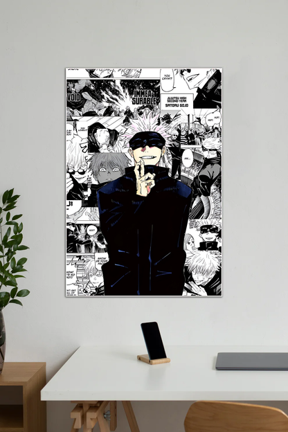 Satoru GOJO Fan Art |Jujutsu Kaisen #001 | Anime | Single Poster