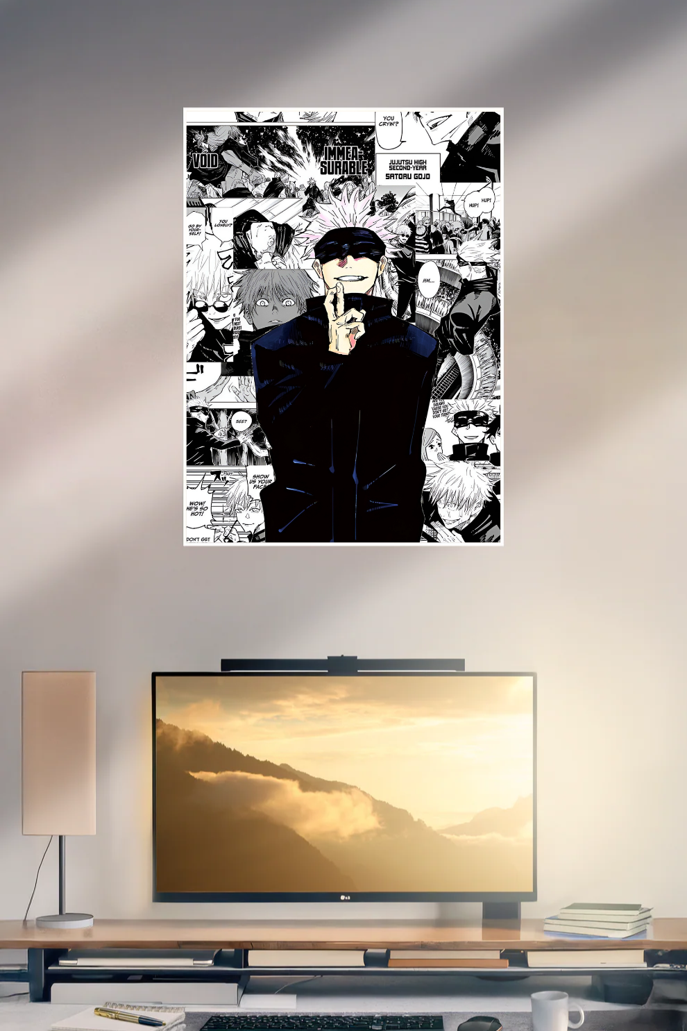 Satoru GOJO Fan Art |Jujutsu Kaisen #001 | Anime | Single Poster