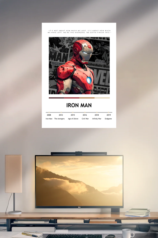 Ironman Fan Art | Superhero | Single Poster