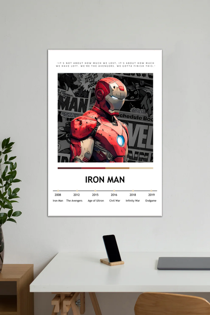 Ironman Fan Art | Superhero | Single Poster
