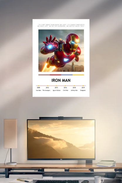 Ironman Fan Art | Superhero | Single Poster