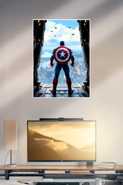 Captain America Fan Art | Superhero | Single Poster