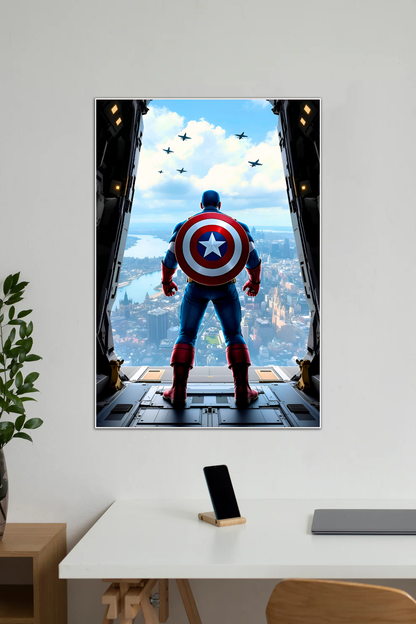 Captain America Fan Art | Superhero | Single Poster