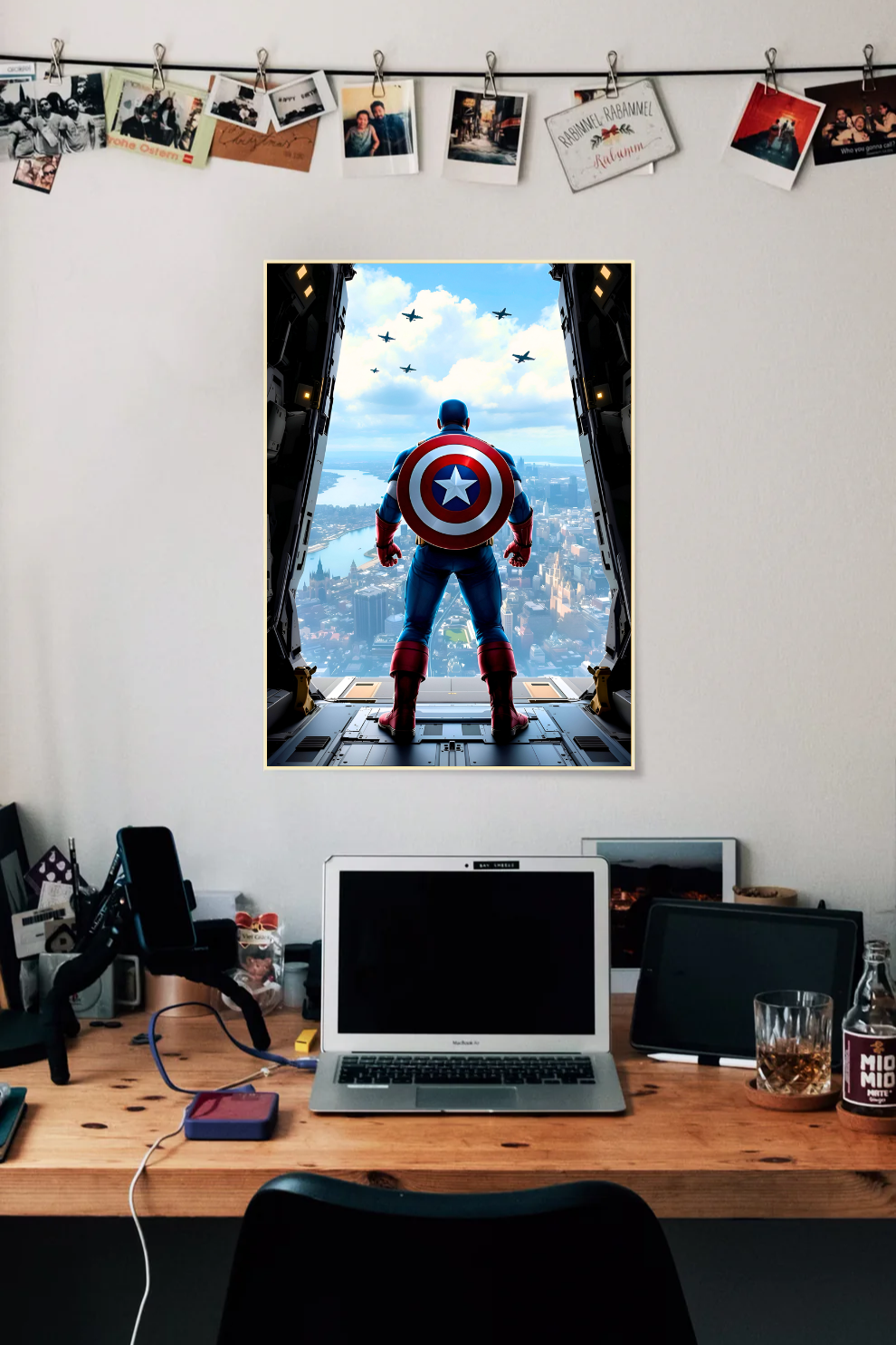 Captain America Fan Art | Superhero | Single Poster