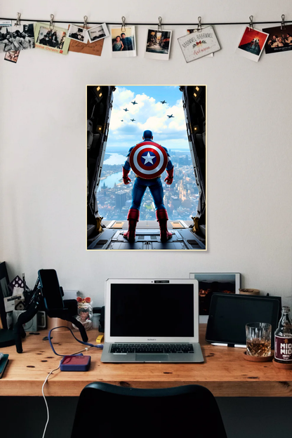 Captain America Fan Art | Superhero | Single Poster