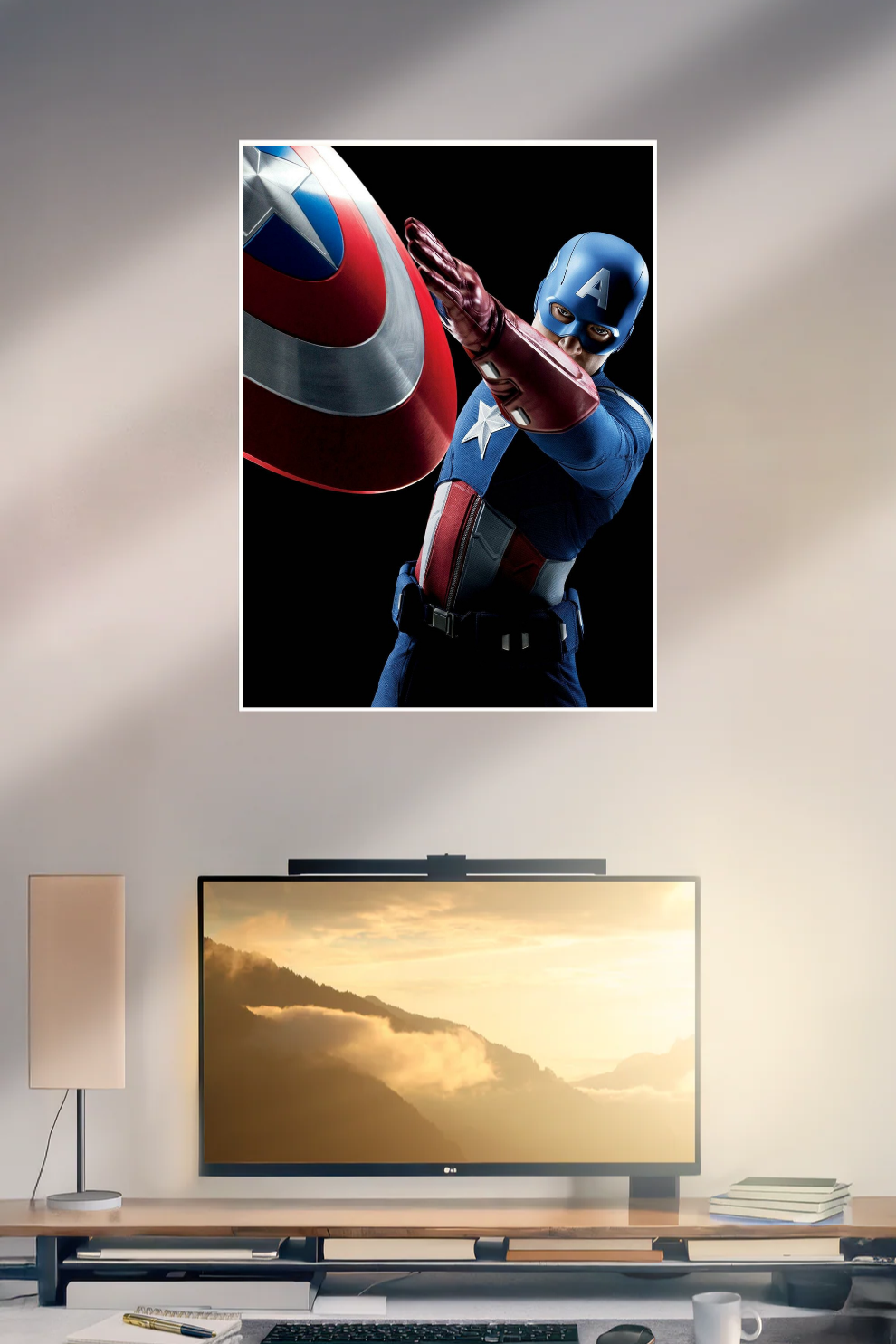 Captain America Fan Art | Superhero | Single Poster